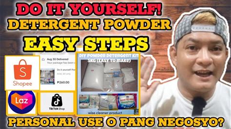 Paano Gumawa ng Powder Detergent .